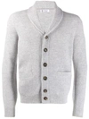 BRUNELLO CUCINELLI BUTTON RIBBED KNIT CARDIGAN