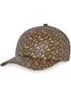 BURBERRY MONOGRAM-PRINT BASEBALL CAP