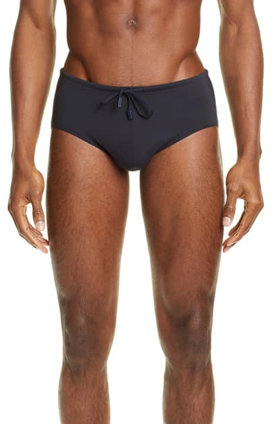 Vilebrequin Nuage Swim Briefs In Noir