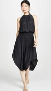 Ramy Brook Audrey Blouson Dress In Black