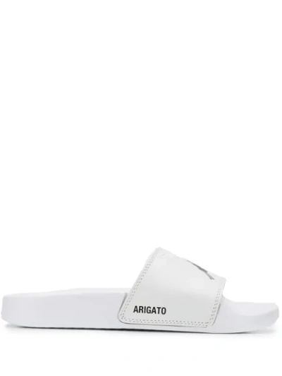 Axel Arigato Bird Embroidered Sliders - 白色 In White
