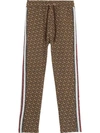 BURBERRY MONOGRAM STRIPE TRACKPANTS