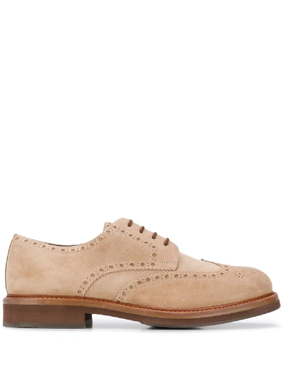 Brunello Cucinelli Klassische Derby-schuhe - Nude In Neutrals