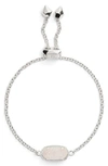 Kendra Scott Elaina Bracelet In Iridescent Drusy/ Silver