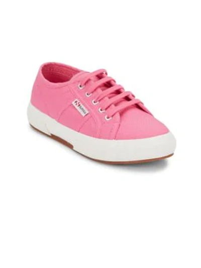 Superga Baby's & Kid's Cotton Lace-up Sneakers In Fuchsia