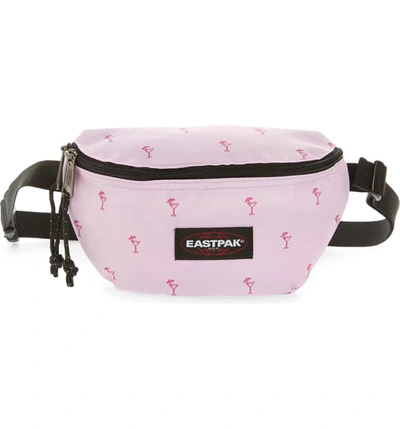 Eastpak Springer Nylon Belt Bag - Pink In Mini Cocktail