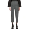 MM6 MAISON MARGIELA GREY WOOL TROUSERS