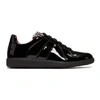 MAISON MARGIELA BLACK PATENT REPLICA trainers