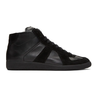 Maison Margiela Black Replica High-top Trainers