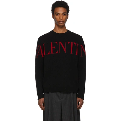 Valentino Print Sweatshirt - 黑色 In Black