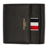 THOM BROWNE BLACK LARGE COIN POUCH