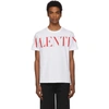 Valentino Logo-print Cotton-jersey T-shirt In White