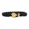 Versace Black Woven Medusa Bracelet In D41o Black/