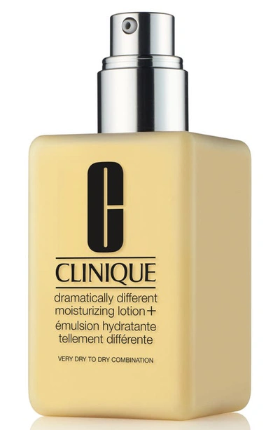 Clinique Jumbo Size Dramatically Different Moisturizing Lotion+ Face Moisturizer Bottle With Pump In Size 5.0-6.8 Oz.