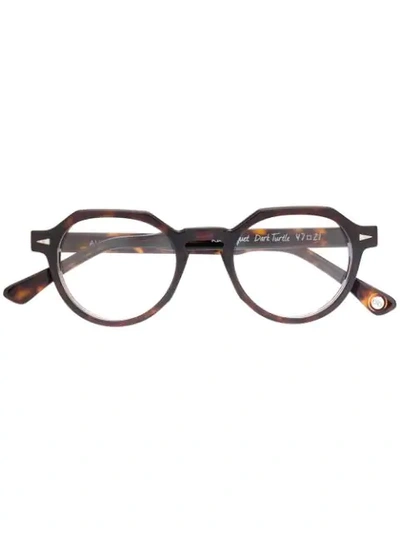Ahlem Round Shape Glasses In Brown