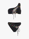 AGENT PROVOCATEUR AGENT PROVOCATEUR BLACK MARNEY MULTICOLOURED RING BIKINI,10885410885513629654