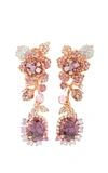 ANABELA CHAN TOURMALINE ROSE EARRINGS,AC-17-EG-19-ES-RG-RT