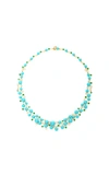 ANABELA CHAN TURQUOISE CONSTELLATION NECKLACE,AC-18-PC-06-NS-YG-BT