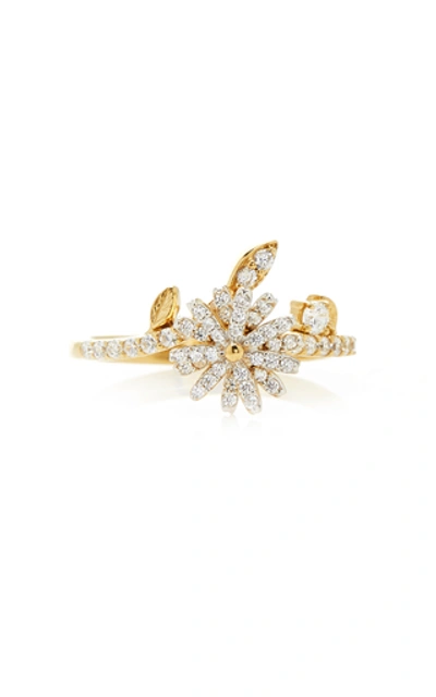 Anabela Chan Mini Daisy Ring In White