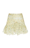 ACLER MEREDITH PRINTED LACE MINI SKIRT,753637