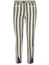 ANN DEMEULEMEESTER ANN DEMEULEMEESTER CROPPED STRIPED TROUSERS