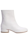 MAISON MARGIELA TABI 30MM LEATHER ANKLE BOOTS