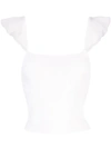 ALICE AND OLIVIA MARG CROPPED TOP