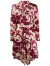 ANTONIO MARRAS FLORAL PRINT SHIRT DRESS