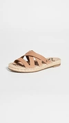 Sam Edelman Averie Slide Sandals In Camel