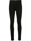 L Agence Margot High-rise Sateen Skinny Jeans In Blue