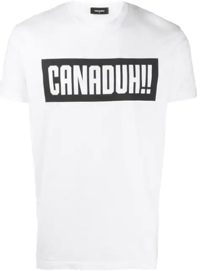 Dsquared2 Canaduh T-shirt In White