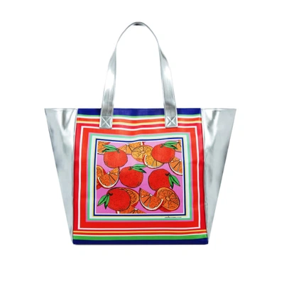 Jessica Russell Flint Beach Bag ''oranges''