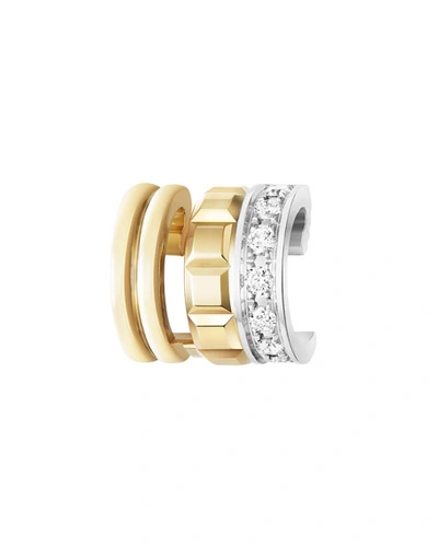 Boucheron Quatre Radiant Edition Mini Ring Clip Earring In Gold
