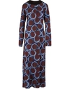 MARNI LONG-SLEEVED LONG DRESS,ABMA0062MQ PAB81