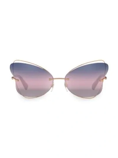 Valentino Women's Allure Mir 64mm Sunglasses In Pink