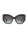 VALENTINO Individual 54MM Embellished Cat Eye Sunglasses