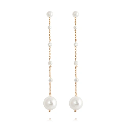 Apples & Figs Pearl Drops 24k Vermeil Earrings