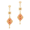 SORU JEWELLERY Loredana 24kt gold-plated drop earrings