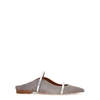 MALONE SOULIERS MAUREEN 10 GREY SUEDE MULES,3503257