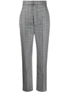 HAIDER ACKERMANN HOUNDSTOOTH HIGH-WAISTED TROUSERS