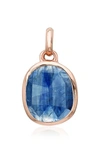 MONICA VINADER SIREN SEMIPRECIOUS STONE PENDANT CHARM,GP-PT-GBZM-MOO