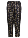 MARNI Floral Jacquard Silk Elastic Pants