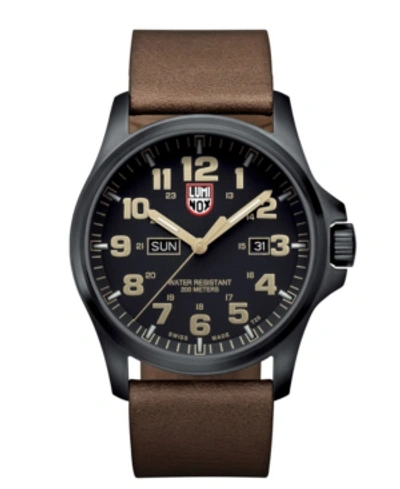 Luminox Atacama Field Black Dial Stainless Steel Leather Quartz Men's Watch 1929