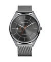 BERING MEN'S AUTOMATIC MULTIFUNCTION STAINLESS STEEL MESH WATCH