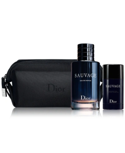 Dior Men's 3-pc. Sauvage Eau De Parfum Gift Set, Created For Macy's