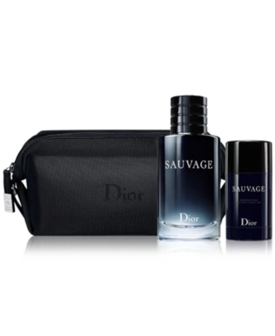 Dior Men's 3-pc. Sauvage Eau De Toilette Gift Set, Created For Macy's