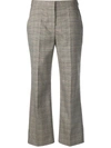 STELLA MCCARTNEY CHECKED FLARE TROUSERS