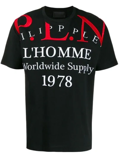 Philipp Plein Printed T-shirt In Black