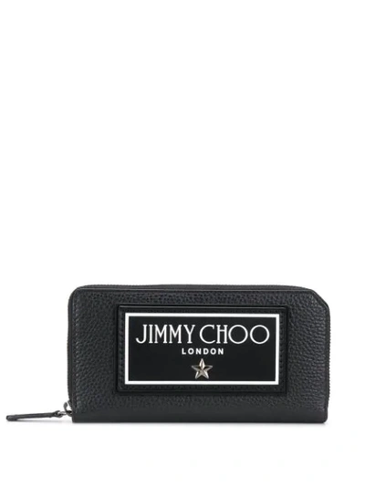 Jimmy Choo Black Leather Wallet