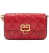 GIVENCHY MINI POCKET QUILTED CONVERTIBLE LEATHER BAG,BB604DB08Z